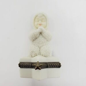 Dept 56 Snowbabies Star Trinket Hinged  Box Sweet Dreams